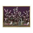 thumbnail image 1 of Designart 'Chinoiserie With Peonies and Birds I' Traditional Framed Canvas Wall Art Print, 1 of 1