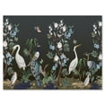 thumbnail image 1 of Designart ' Chinoiserie With Peonies and Birds IV ' Traditional Canvas Wall Art Print, 1 of 4