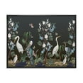 thumbnail image 1 of Designart 'Chinoiserie With Peonies and Birds IV' Traditional Framed Canvas Wall Art Print, 1 of 5