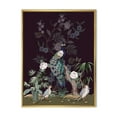 thumbnail image 1 of Designart 'Chinoiserie With Peonies and Birds V' Traditional Framed Canvas Wall Art Print, 1 of 5