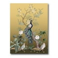 thumbnail image 1 of Designart ' Chinoiserie With Peonies and Birds VI ' Traditional Canvas Wall Art Print, 1 of 4