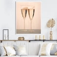 thumbnail image 1 of Designart "Chords In Champagne" Champagne Canvas Prints, 1 of 7