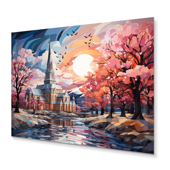 Designart "Christianity Christian gracefulness I" Spiritual Metal Art Print