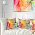 thumbnail image 1 of Designart Christmas Fireworks Colorful - Abstract Throw Pillow - 16x16, 1 of 5