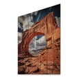 thumbnail image 1 of Designart "Chromatic Arch in the Mountains" Landscape & Nature Print on Natural Pine Wood, 1 of 5