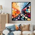 thumbnail image 1 of Designart "Chromatic Elixir Opt Art wall decor II" Abstract Floater Framed Wall Decor, 1 of 7