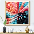 thumbnail image 1 of Designart "Chromatic Elixir Opt Art wall decor III" Abstract Floater Framed Canvas Art Print, 1 of 7