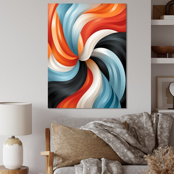 Designart "Chromatic Elixir Opt Art wall decor V" Abstract Wall Art Living Room