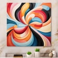thumbnail image 1 of Designart "Chromatic Elixir Opt Art wall decor VII" Abstract Metal Wall Art Prints, 1 of 5