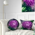 thumbnail image 1 of Designart Chrysanthemum Flower with Bokeh - Flowers Throw Pillowwork - 12x20, 1 of 5