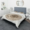 thumbnail image 1 of Designart 'Circle natural elements II' Geometric Duvet Cover Set, 1 of 4