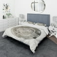 thumbnail image 1 of Designart 'Circle natural elements IV' Geometric Duvet Cover Set, 1 of 4
