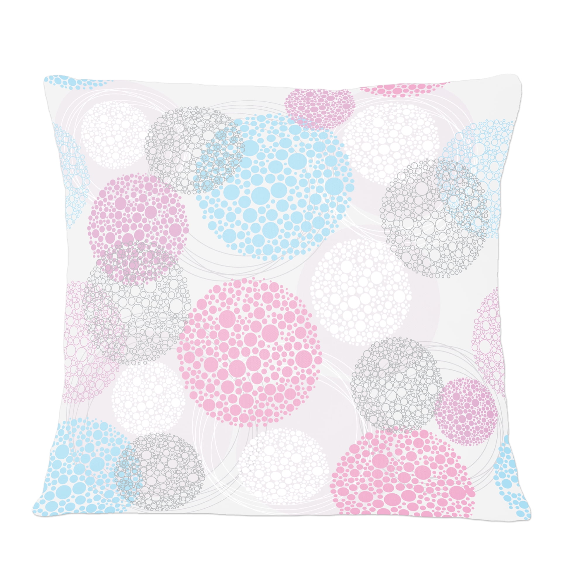 Designart Circular Abstract Retro Geometric III' Mid-Century Modern Throw Pillow - 12x20
