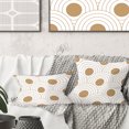 thumbnail image 1 of Designart Circular Retro Design' Mid-Century Modern Throw Pillow - 18x18, 1 of 2