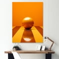 thumbnail image 1 of Designart "Citrus Victory In Bowling" Bowling Wall Art Living Room, 1 of 7