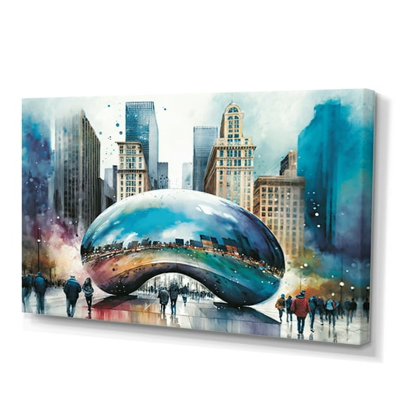 Designart City Architecture I Canvas Wall Art