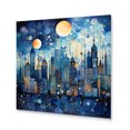 thumbnail image 1 of Designart "City Utopia III" Abstract Collages Metal Wall Art Prints, 1 of 1
