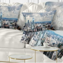 Designart City of London Cityscape - Photography Throw Pillow - 12x20