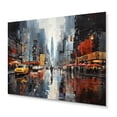 thumbnail image 1 of Designart "Cityscape composition VI" Abstract Collages Metal Wall Art, 1 of 5