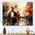 thumbnail image 1 of Designart "Civil Rights March African American Perspective I" People Wall Art - Global Black African American Art Bedroom Canvas Wall Art, 1 of 4