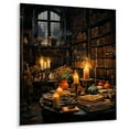 thumbnail image 1 of Designart "Classic Literature in the Library II" Libraries Metal Wall Art Prints, 1 of 5