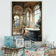 thumbnail image 1 of Designart "Classic Marble Bathroom I" Bathroom Floater Framed Wall Art Print, 1 of 7