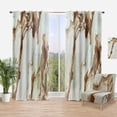 thumbnail image 1 of Designart 'Close Up Natural Onyx Texture' Mid-Century Modern Curtain Panel, 1 of 4