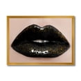 thumbnail image 1 of Designart 'Close-Up Of Gorgeous Female Lips I' Modern Framed Art Print, 1 of 4