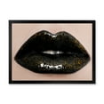 thumbnail image 1 of Designart 'Close-Up Of Gorgeous Female Lips I' Modern Framed Art Print, 1 of 4