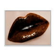 thumbnail image 1 of Designart 'Close-Up Of Gorgeous Female Lips II' Modern Framed Canvas Wall Art Print, 1 of 5