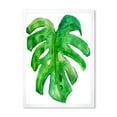 thumbnail image 1 of Designart 'Close Up Of Tropical Leaf Of Monstera I' Farmhouse Framed Art Print, 1 of 4
