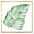 thumbnail image 1 of Designart 'Close Up Of Tropical Leaf Of Monstera II' Farmhouse Framed Canvas Wall Art Print, 1 of 5