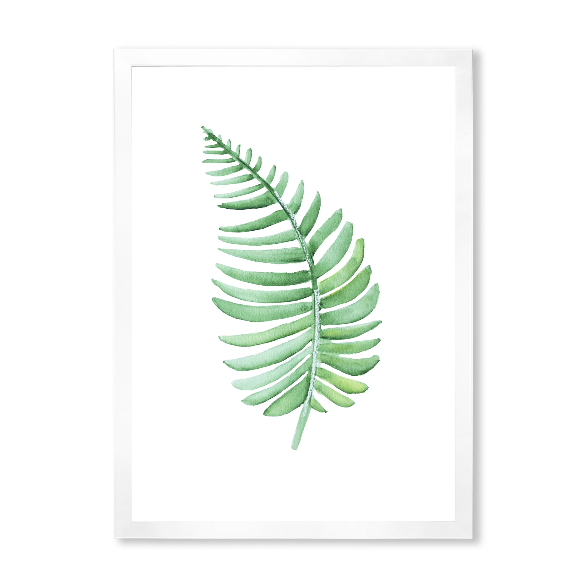 Designart 'Close Up Of Tropical Leaf Of Monstera III' Farmhouse Framed Art Print