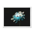 thumbnail image 1 of Designart 'Close Up Of White and Pure Blue Daisy Flower I' Traditional Framed Art Print, 1 of 4