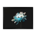 thumbnail image 1 of Designart 'Close Up Of White and Pure Blue Daisy Flower I' Traditional Framed Art Print, 1 of 4
