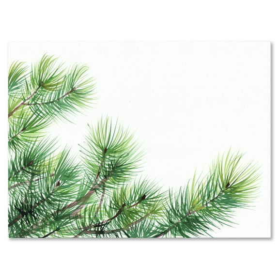 Designart ' Close Up Pine Tree Branches ' Traditional Canvas Wall Art Print