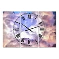 thumbnail image 1 of Designart 'Cloud Sculpting 2' Large Cottage Wall Clock, 1 of 3