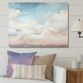 thumbnail image 1 of Designart "Clouded Sky Simplicity" Sky Canvas Wall Art, 1 of 7