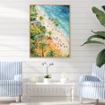 Designart "Coastal Beach Scene Paradise in Pastel Colors I" Coastal