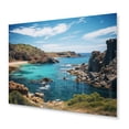 thumbnail image 1 of Designart "Coastal Beauty Australia painting I" Coastal Metal Wall Decor, 1 of 5