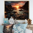 thumbnail image 1 of Designart "Coastal Boulders Rocky Beach wall art" Nautical & Beach Floater Framed Canvas Wall Art, 1 of 7