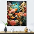 thumbnail image 1 of Designart "Coastal Creatures Fish and More" Animals Wall Art Print, 1 of 5