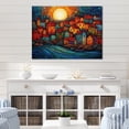 thumbnail image 1 of Designart "Coastal Evening Embrace I" Coastal Metal Wall Art Prints, 1 of 5