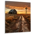 thumbnail image 1 of Designart "Coastal Harvest of Wind Turbines" Landscapes Metal Wall Decor, 1 of 1