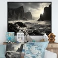 thumbnail image 1 of Designart "Coastal I" Landscapes Floater Framed Canvas Print, 1 of 7