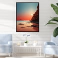 thumbnail image 1 of Designart "Coastal Simplicity Photo XII" Nautical & Beach Floater Framed Wall Art Print, 1 of 7