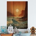 thumbnail image 1 of Designart "Coastal Simplicity Photo XIII" Nautical & Beach Print on Natural Pine Wood, 1 of 1
