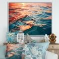 thumbnail image 1 of Designart "Coastal modern Waterscapes I" Landscapes Floater Framed Canvas Art Print, 1 of 7
