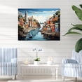 thumbnail image 1 of Designart "CoastalSimplicity Harbor Hues I" Nautical & Beach Canvas Art Print, 1 of 5