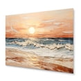 thumbnail image 1 of Designart "Coastalbeachsand Sandy Serenity Painting III" Landscapes Metal Wall Art Prints, 1 of 5